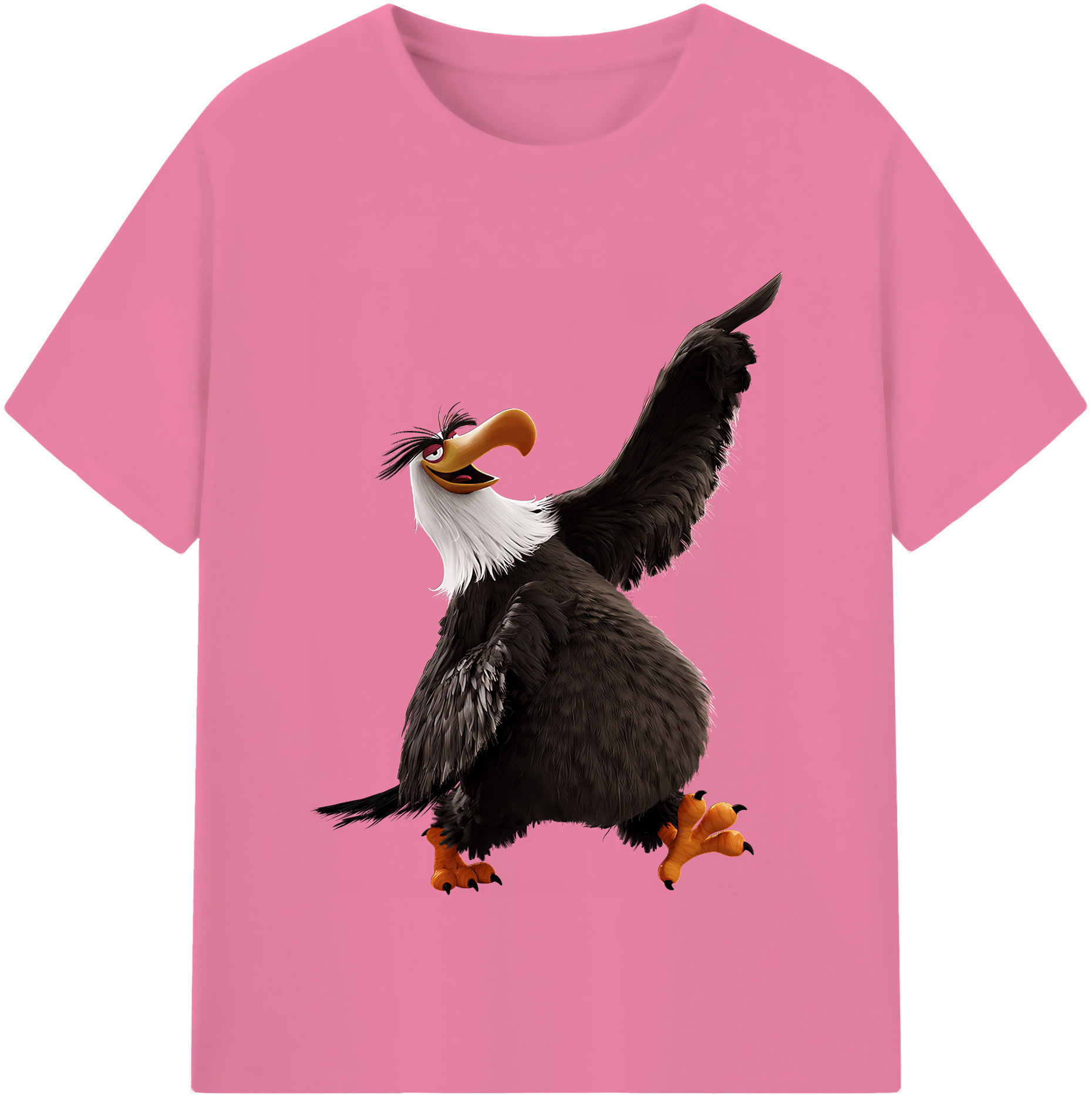 （画像用） Angry Birds アングリーバード 綿100％半袖Tシャツ（フロントプリント）